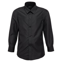 black formal dress shirt