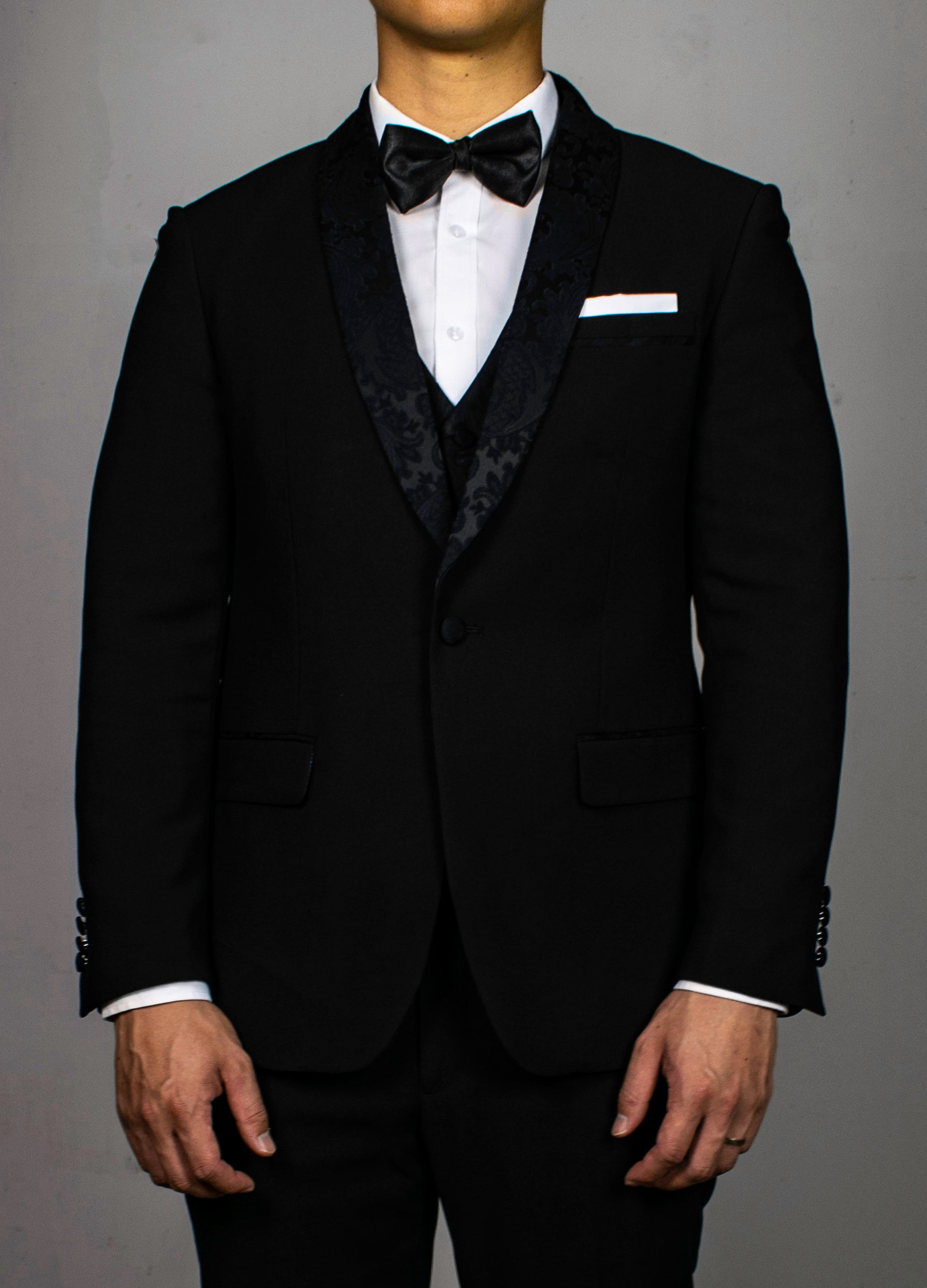 black mens tuxedo jacket