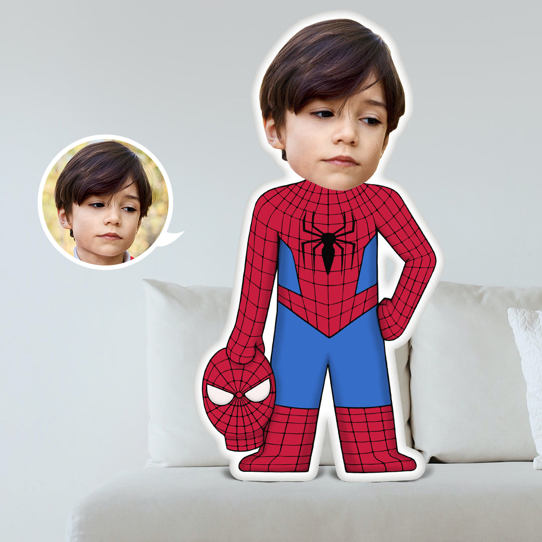 Spider Man Photo Pillow Boy Face Pillow Minime Pillow Christmas Gifts –  thelolbro - Best personalized gift ideas, custom prints