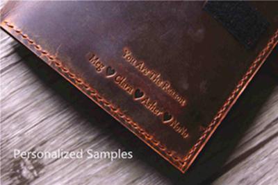 Personalized Genuine Brown Leather Photo Album - Vintage Style Design –  LeatherNeo