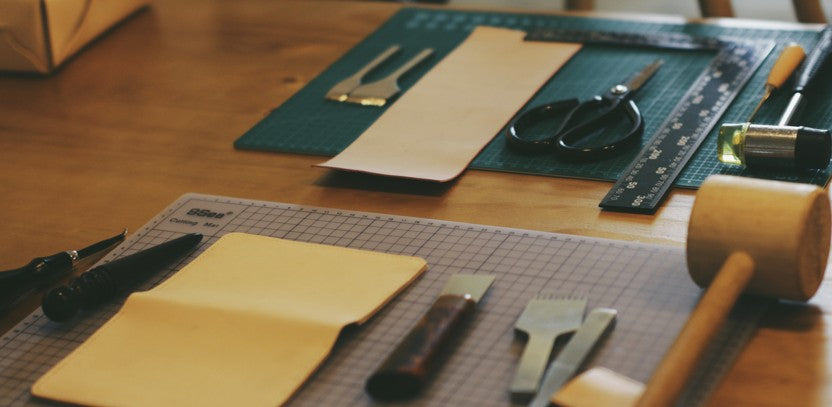 Brown Leather Notebook Portfolio