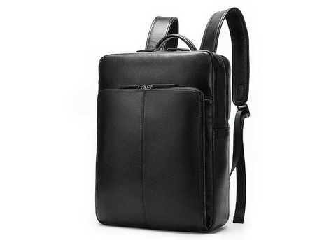 Women’s Black Leather Backpack Purse