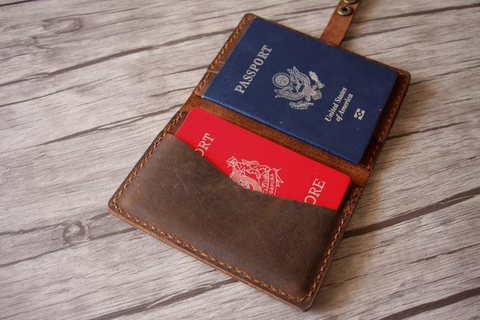 Couverture de passeport Rfid en cuir PU porte carte de - Temu Canada