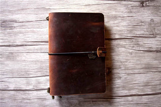 Handmade A5 Leather Sketchbook Cover
