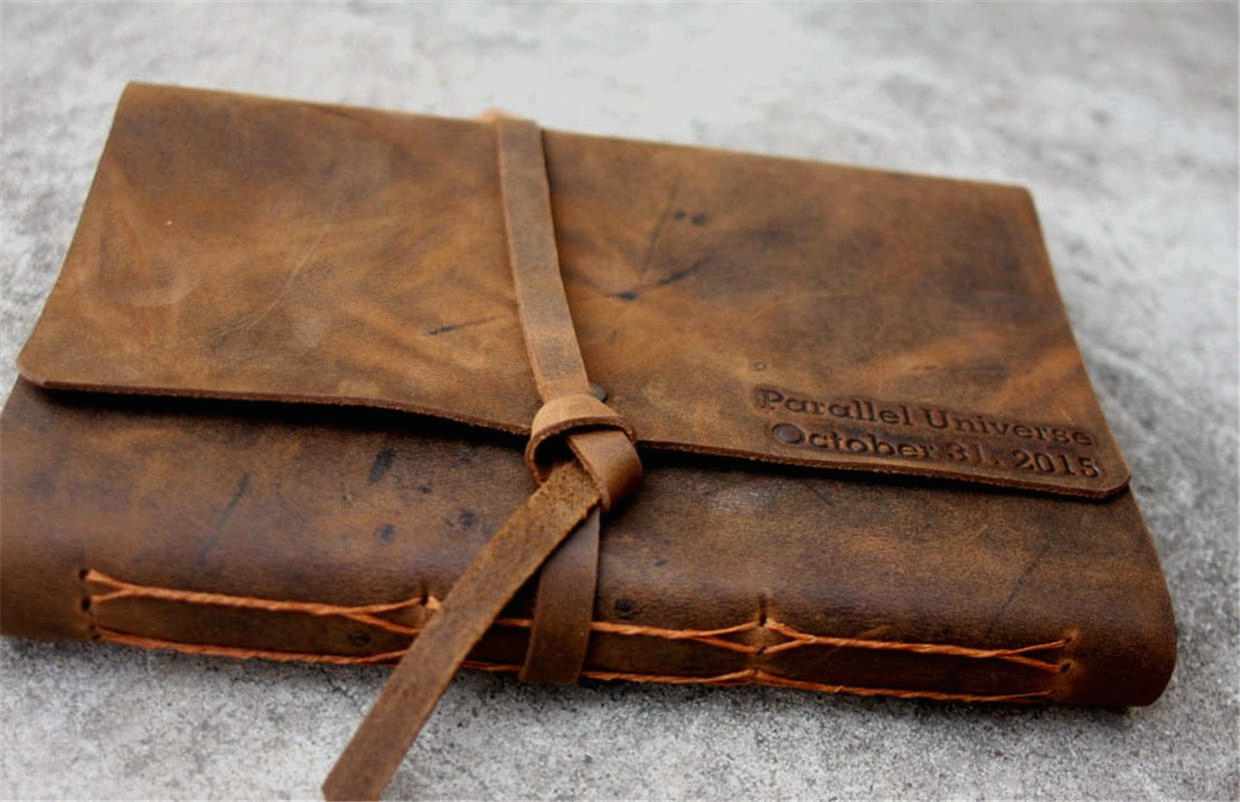 leather writing journal