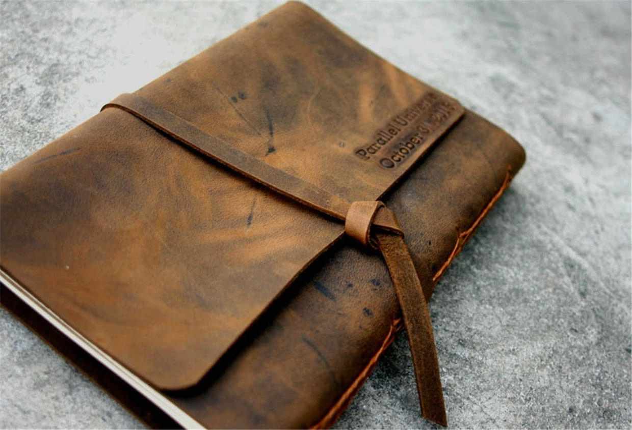 leather writing journal