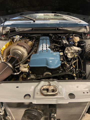 Volvo 2jz swap engine bay