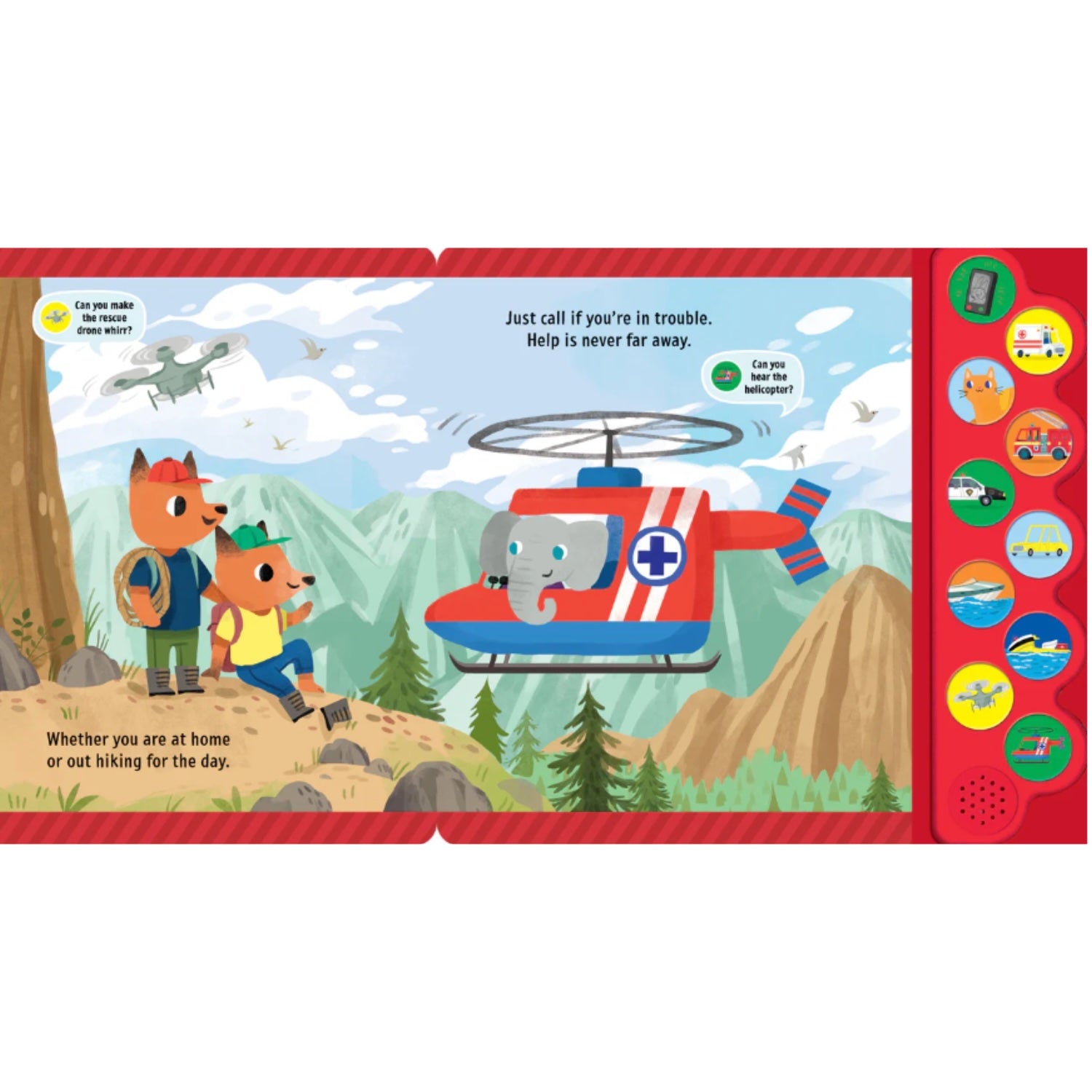 10 Button Sound Book - Emergency Vehicles