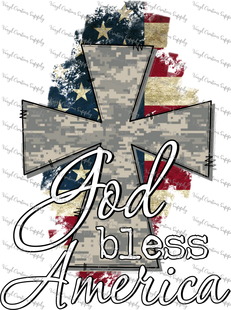 God Bless America#N#– Vinyl Creation Supply