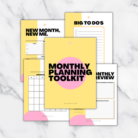 free monthly planner template