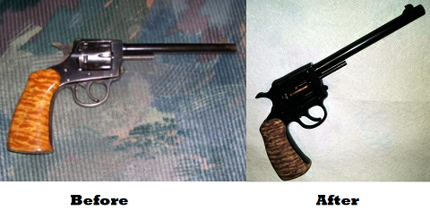 H&R 922 Revolver Refinished with Blue Wonder Gun Blue