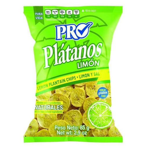 ik heb nodig doneren levering Platano Chips plantain with lemon and salt 3-1 oz Pro Snacks - $3.00 -  TicoShopping