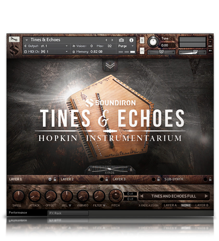 Hopkin Instrumentarium : Tines & Echoes - Experimental - virtual instrument sample library for Kontakt by Soundiron