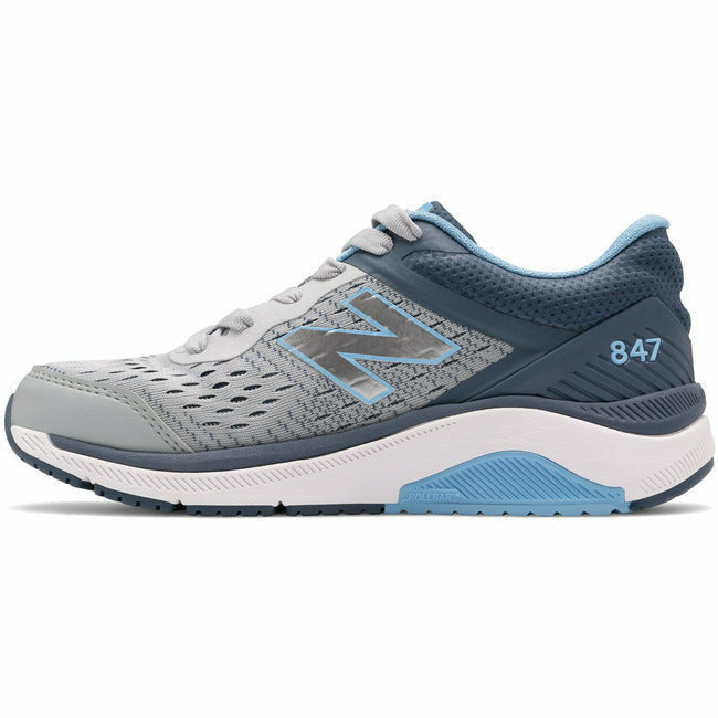 New Balance 847 Women's Walking Stability Shoe w/ Rollbar Grey Mesh v4