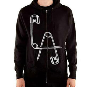 safety pin hoodie