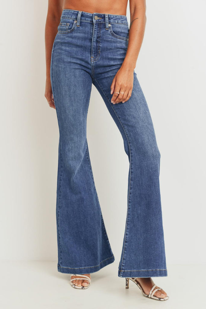 The Cher Ultra High Waist Bell Bottom Jeans – Shop at Goldie's
