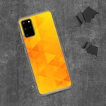 Orange Abstract Samsung Case