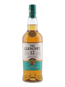 The Glenlivet 12 Year Old Single Malt Scotch Whisky 750 mL bottle