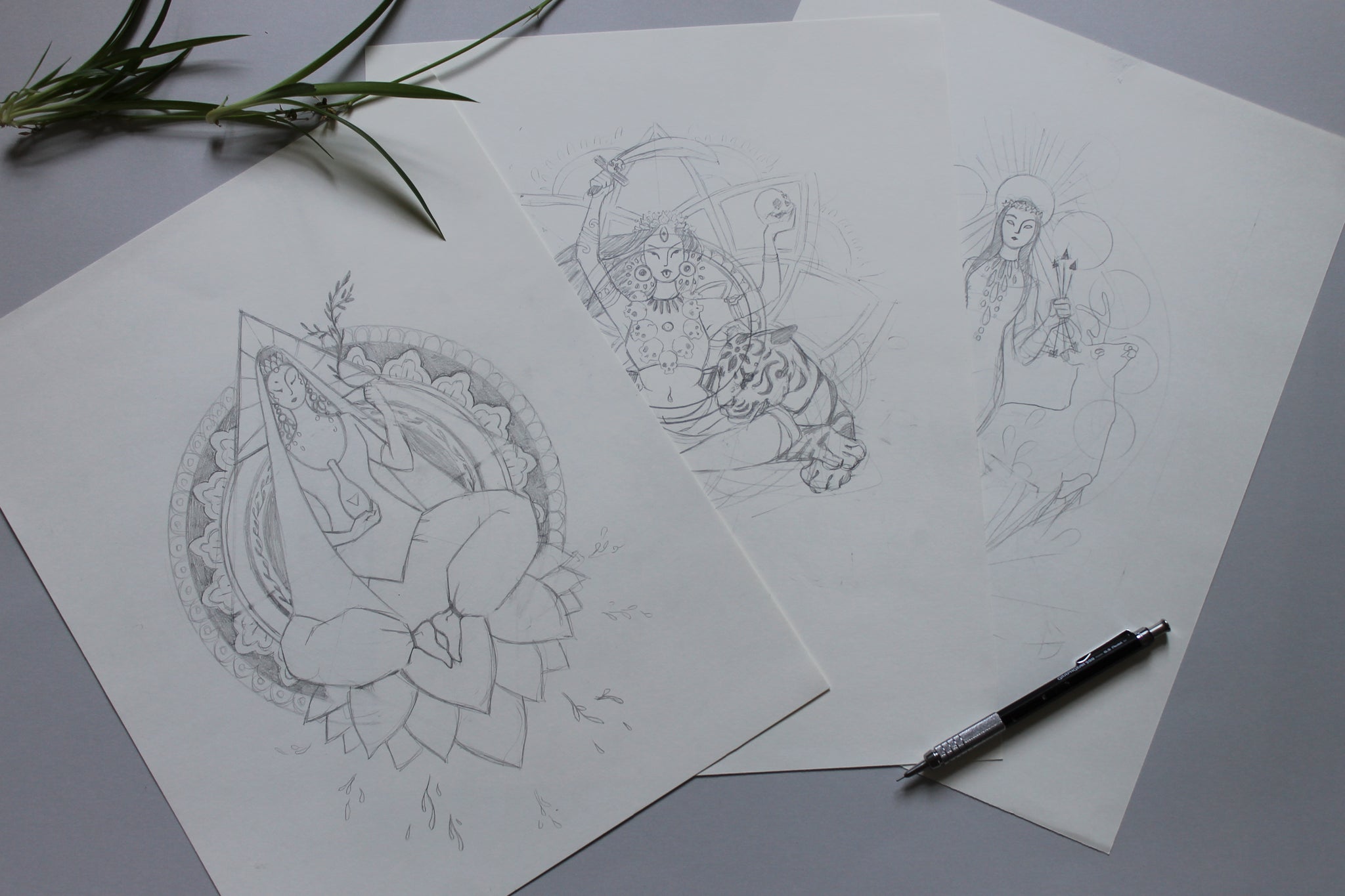 Goddess Sketches