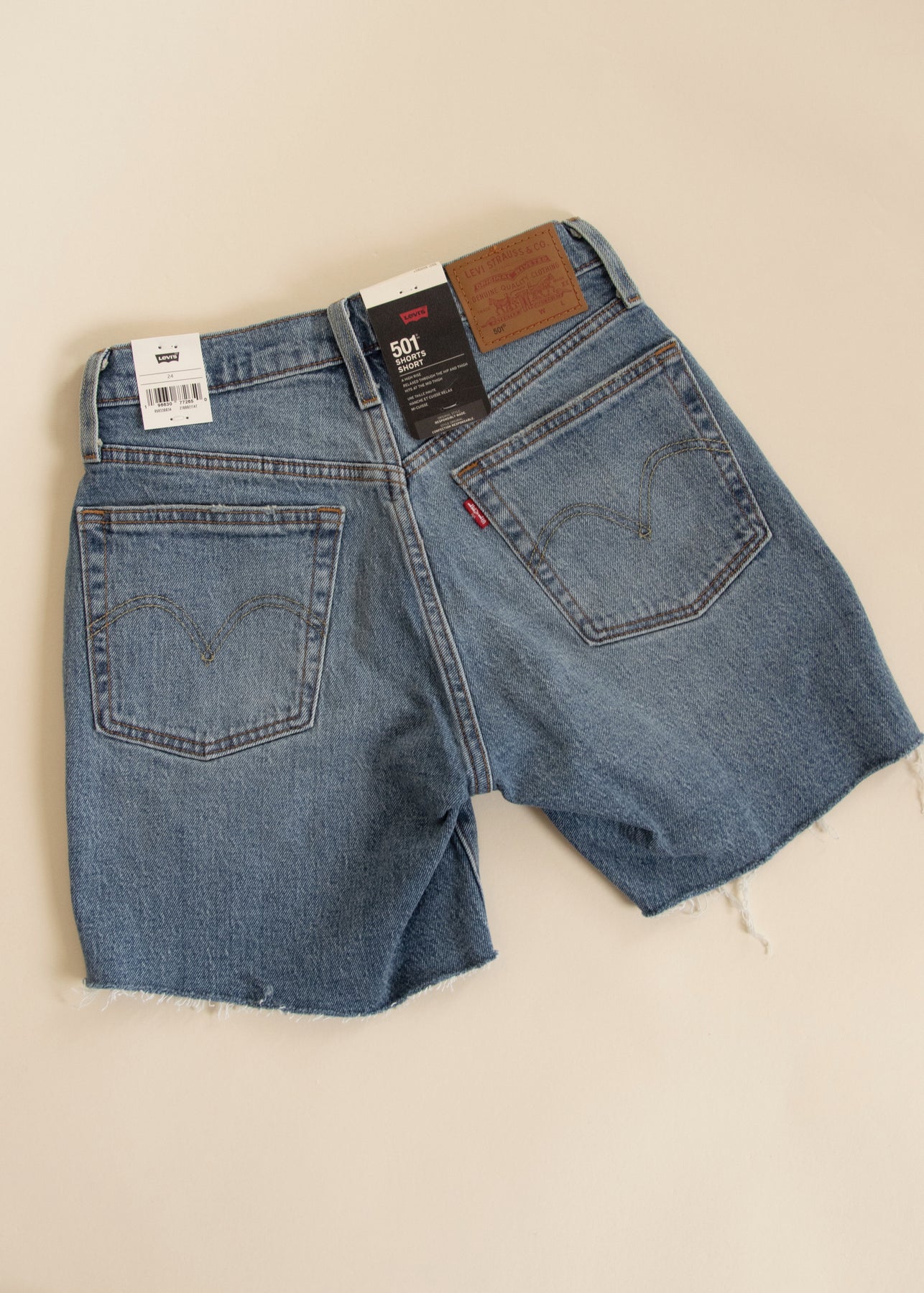 Levi's 501 Mid Thigh Shorts - LONG SHORT STORY – Thr3e Clothing