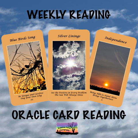 this weeks sunlit memories oracle three card reading