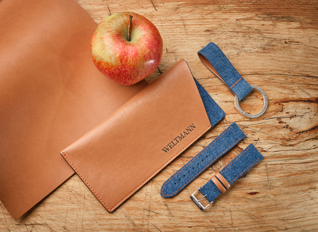 Apple Skin and recycled Demin style Set