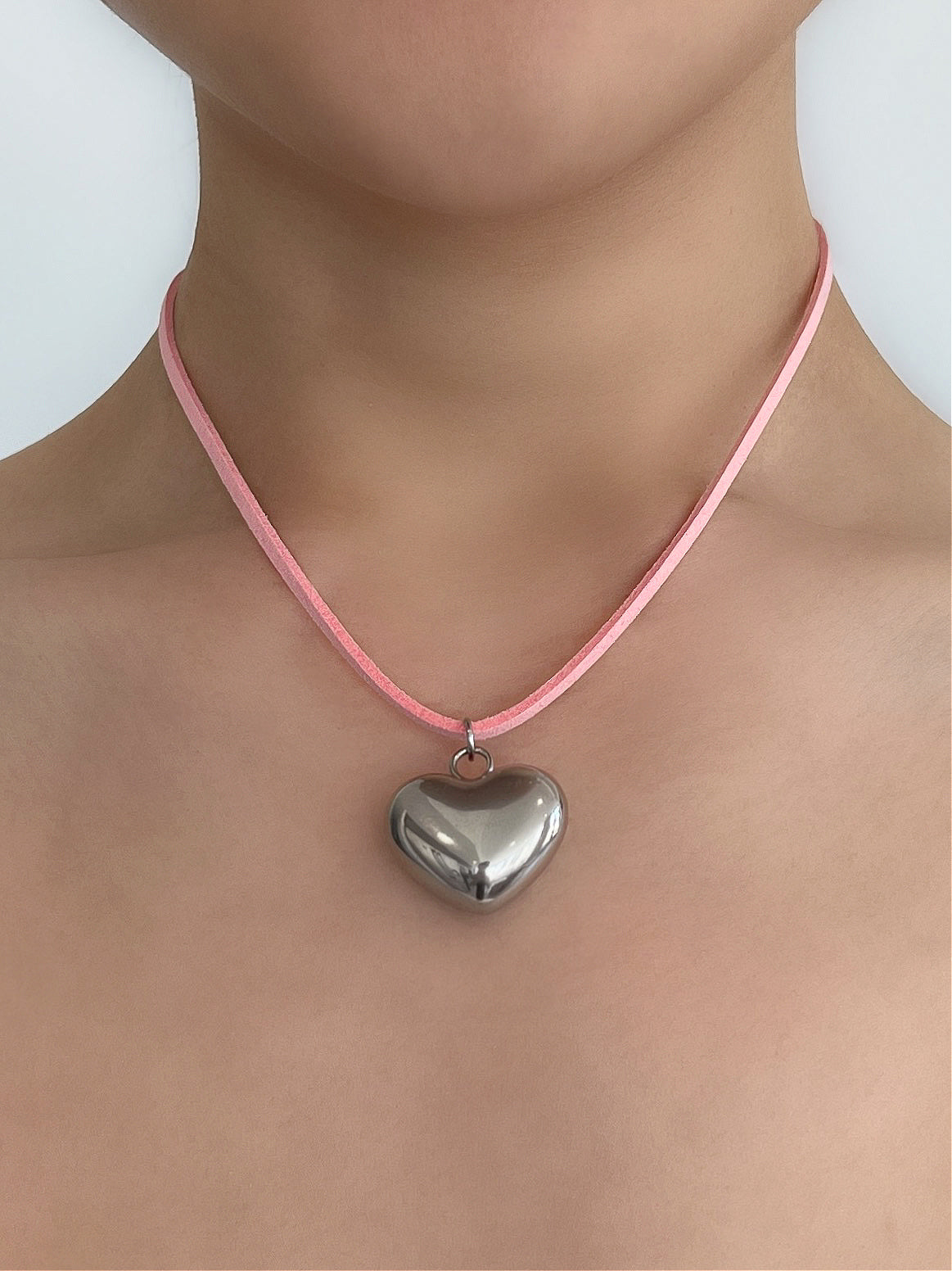 LUV U HEART SUEDE WRAP CHOKER - FIVE FOURTY NINE