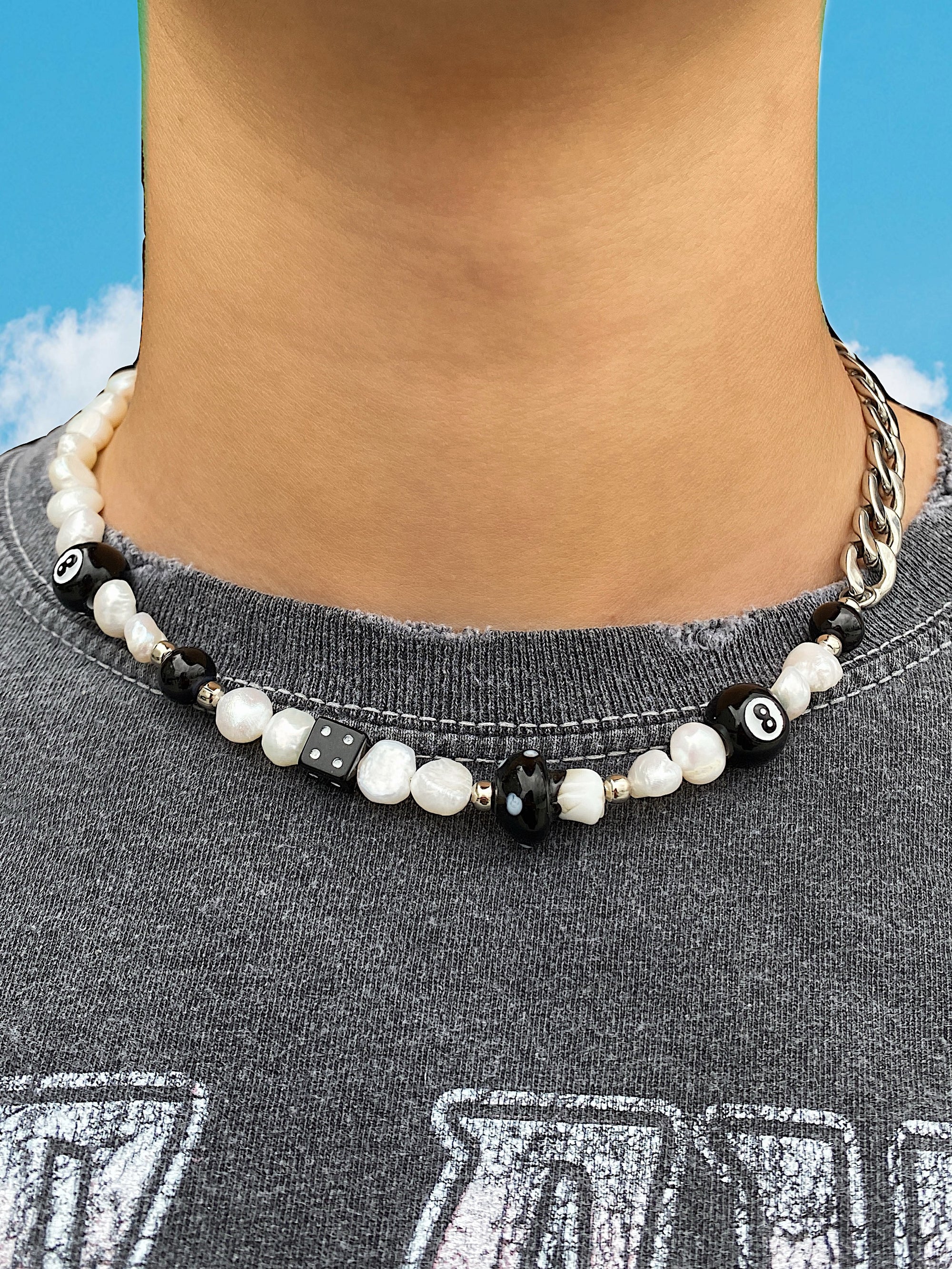 Mia Half Pearl Chain – Bell & Pearls