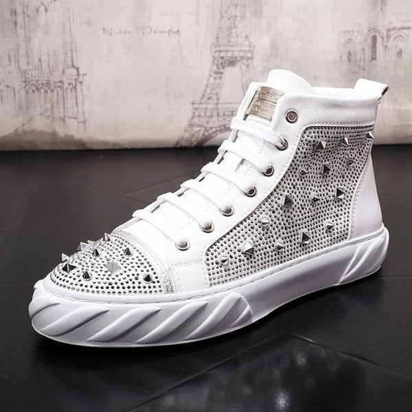 Men's Studded Casual Shoes – GothicGo