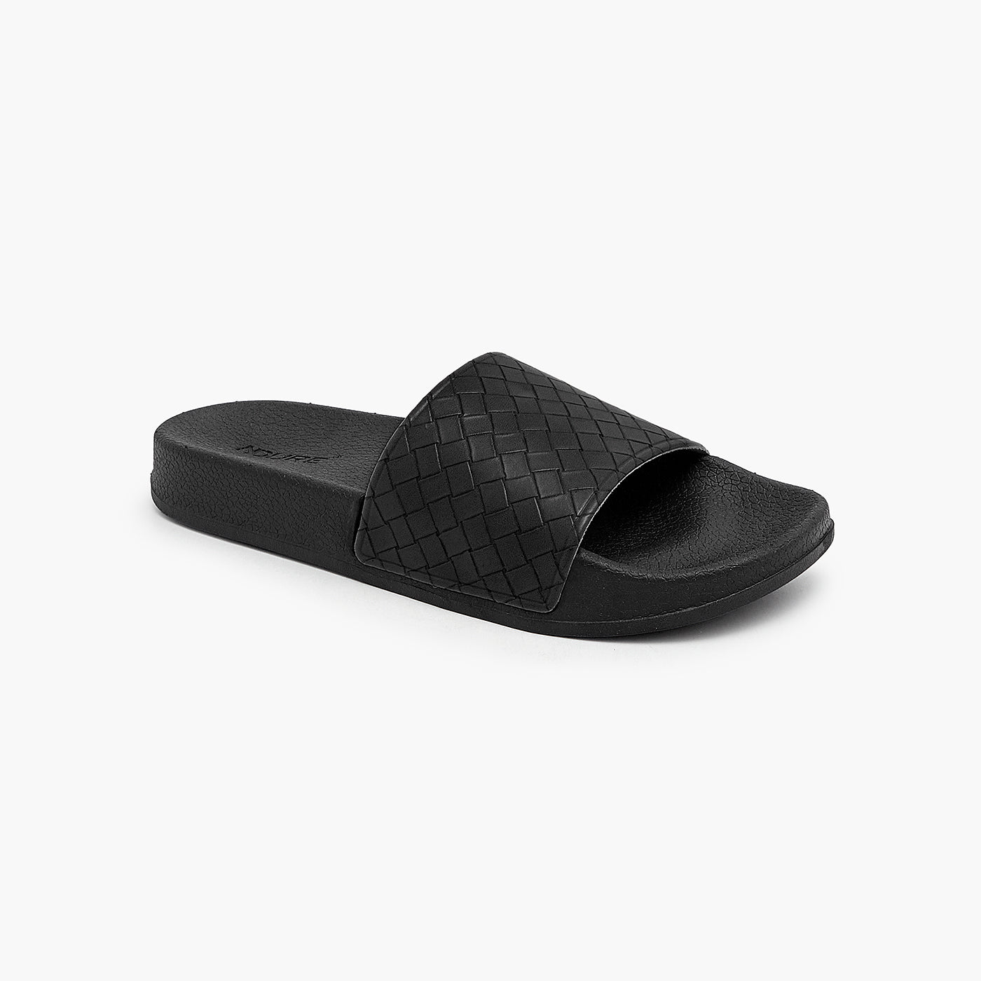 Buy BLACK Casual Printed Slippers – Ndure.com