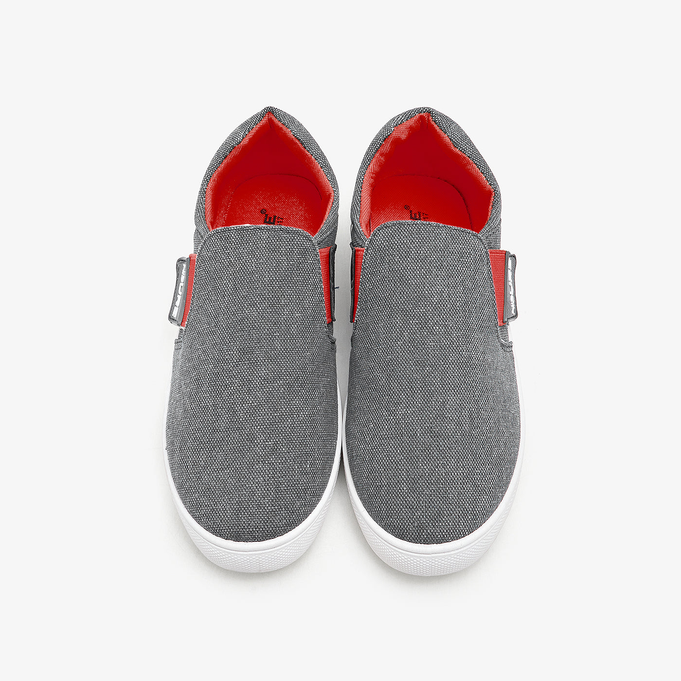 boys gray slip on shoes