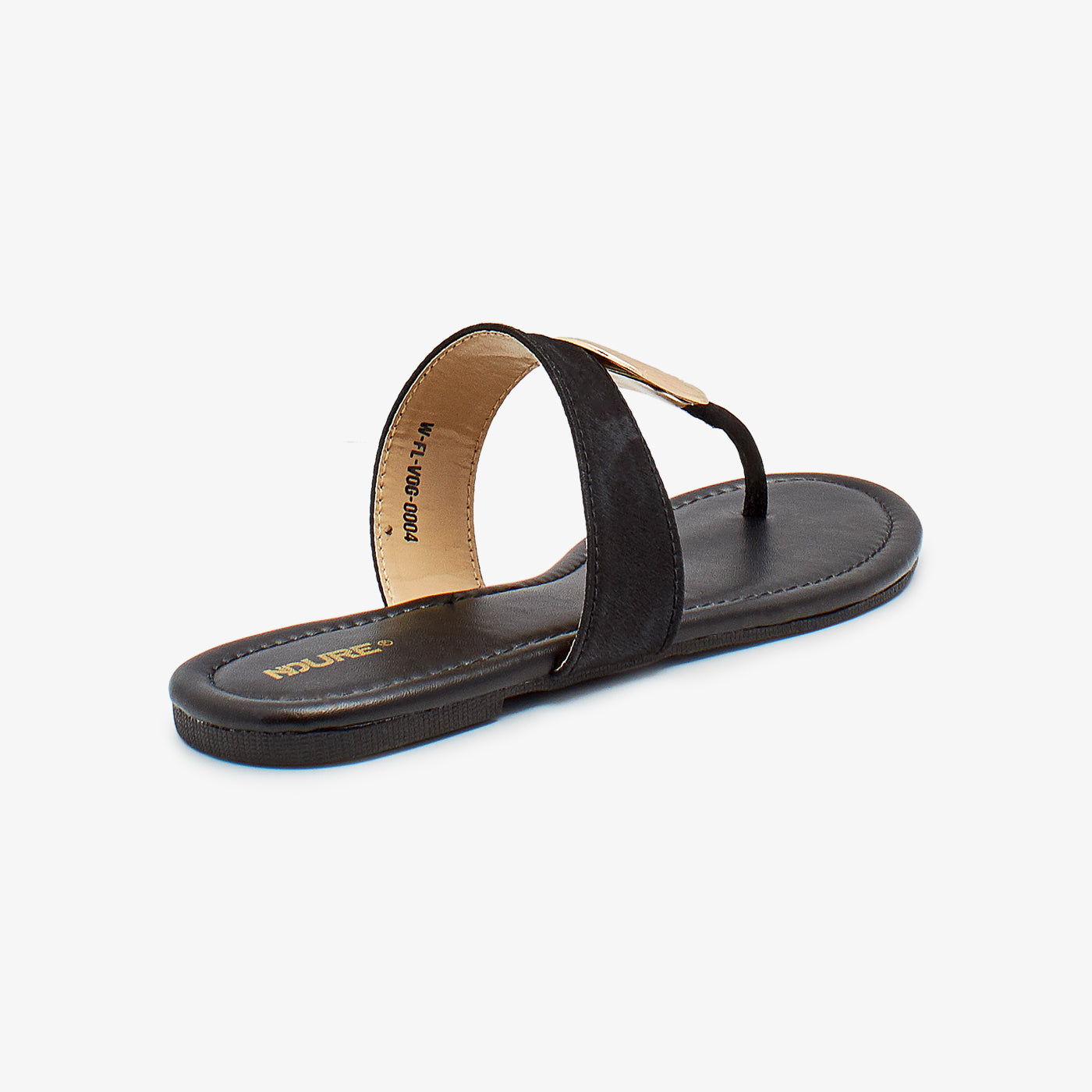 Buy Metallic Brooch Thong Chappal – Ndure.com