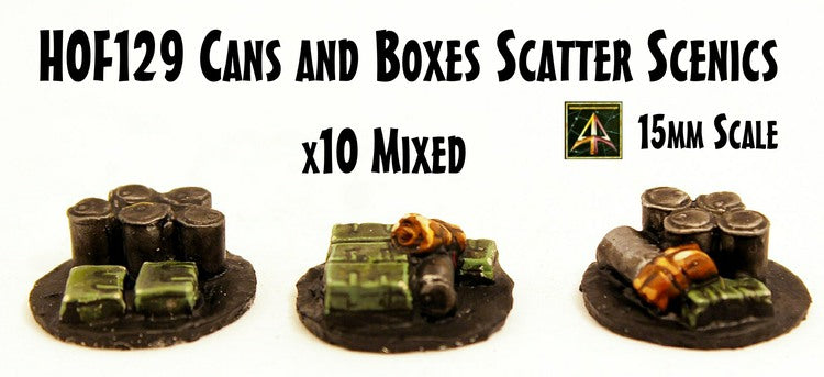 HOF129 Cans and Boxes Scatter Scenics - Value Pack