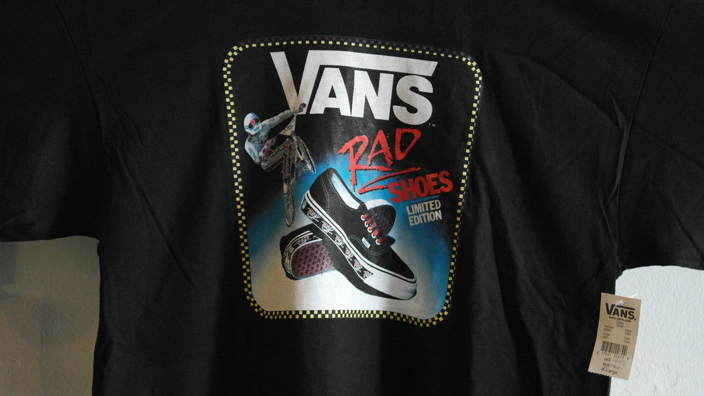 Athletic væske snave vans get rad t-shirt ¬ L, XL, XXL – theothersideofthepillow