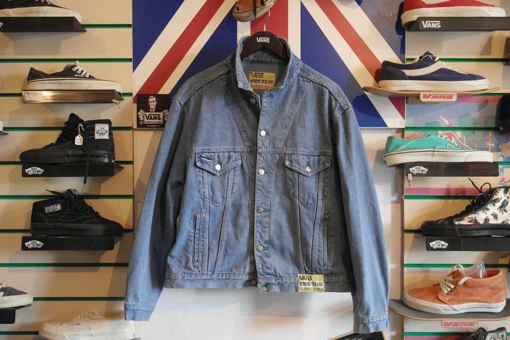 denim jacket with vans