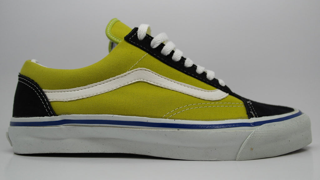 lime green vans old skool