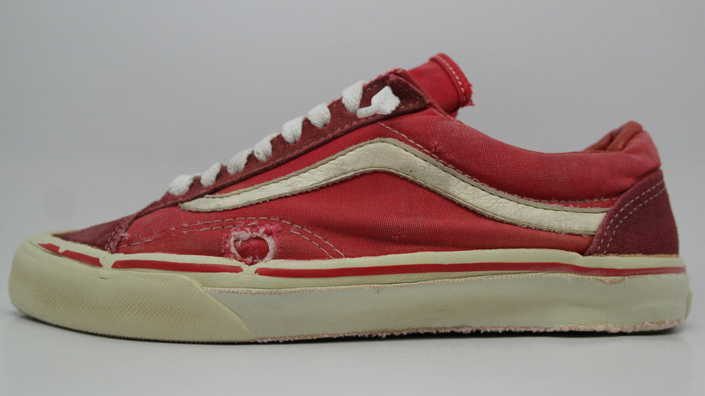 red vintage vans