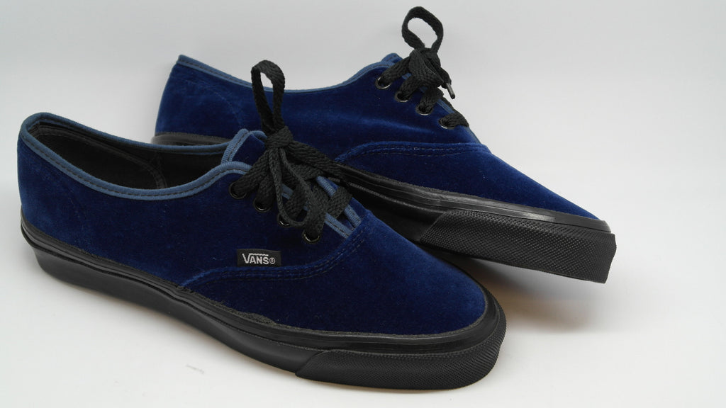 blue velvet vans for sale