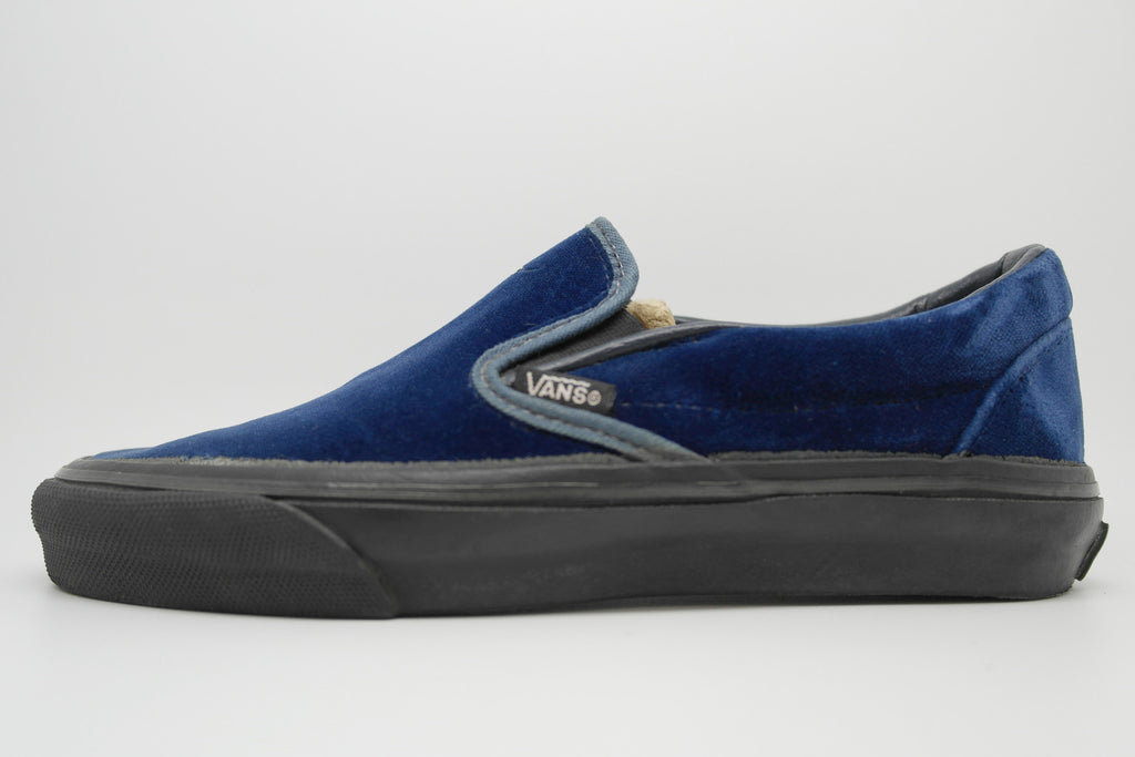 blue velvet vans for sale