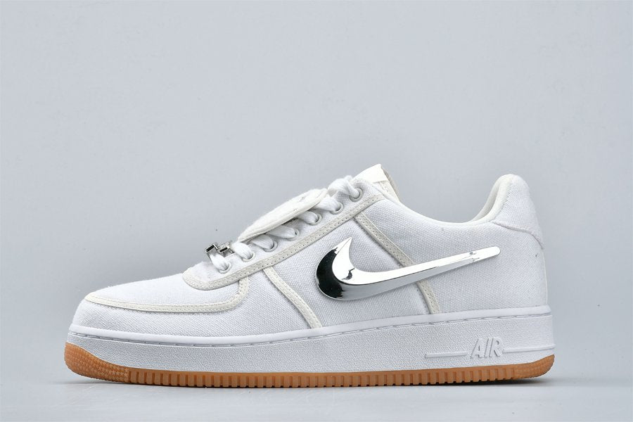 travis scott x nike air force 1 low sail