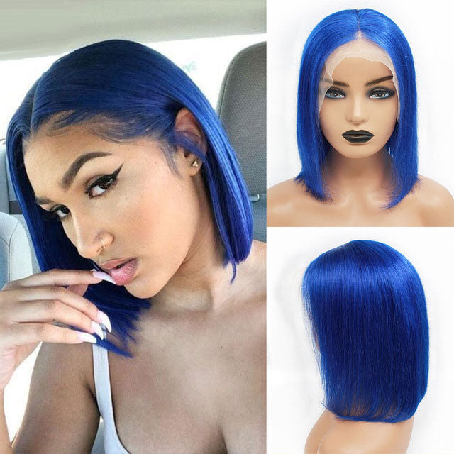 short colored wigs