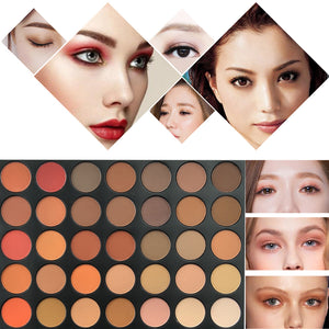 dækning kone sagde Everfavor 35 Color Pro Pigmented Warm Natural Eyeshadow Palette(Nude) – YMH  BEAUTE