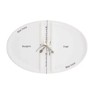 Burger And Hot Dog Platter - POQUOSON GIFTS