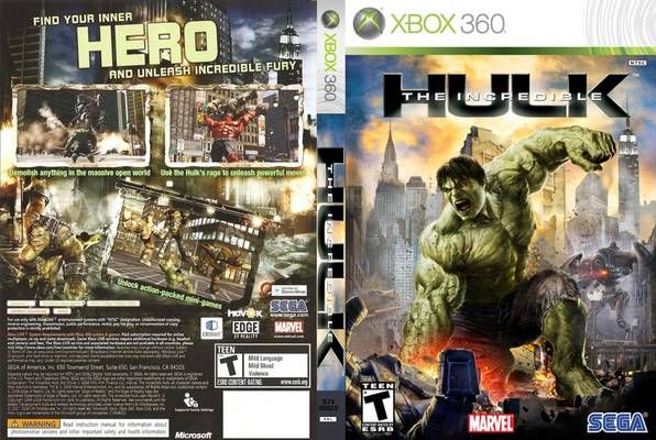the incredible hulk game xbox 360