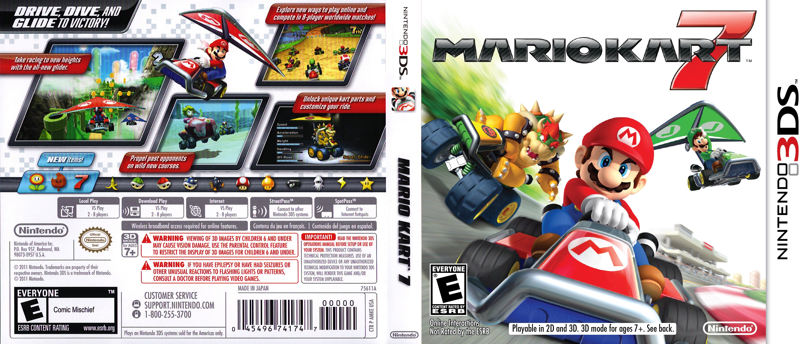 mario kart 7 nintendo 3ds