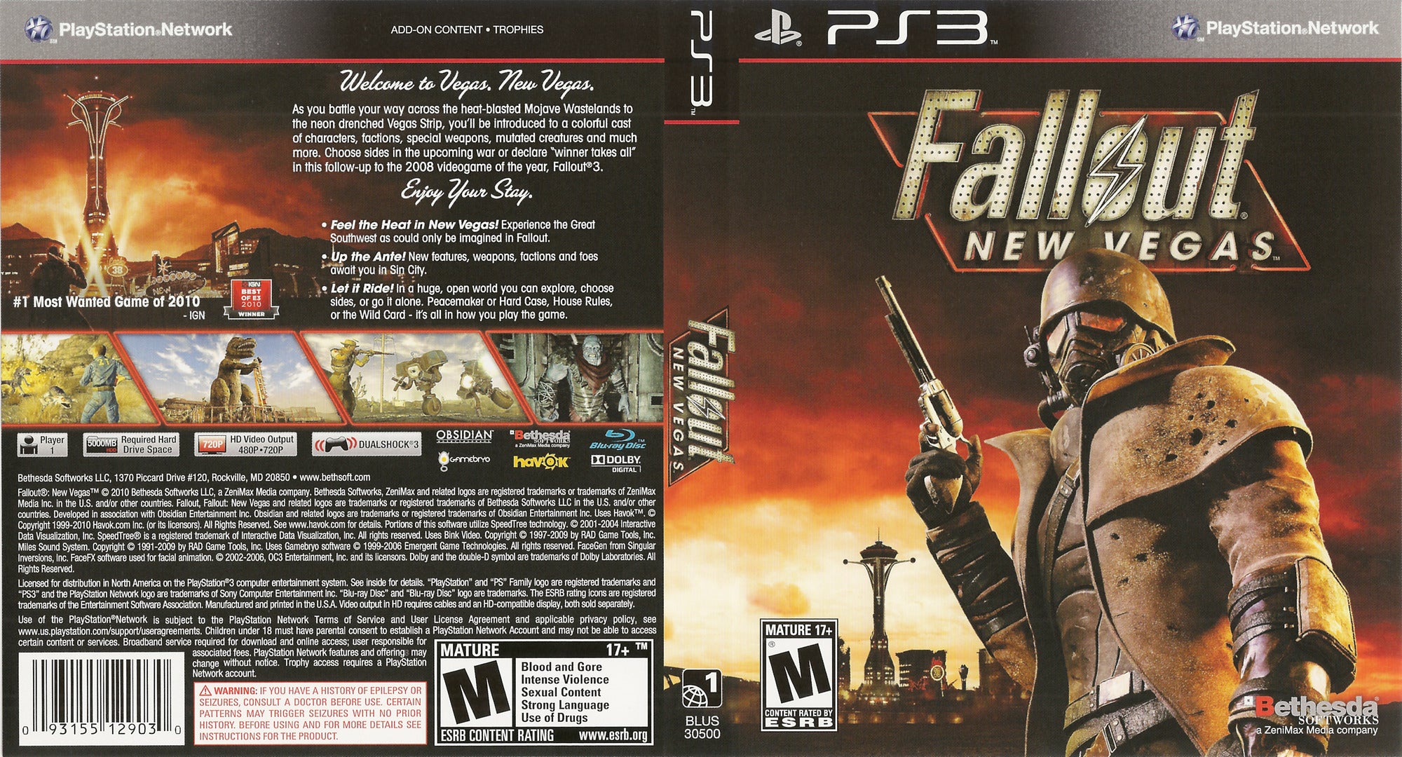 Ps3 Fallout New Vegas Steel Collectibles Llc