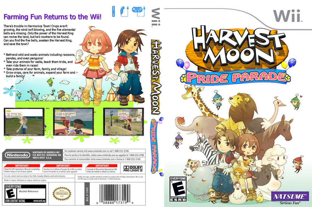 harvest moon animal parade switch