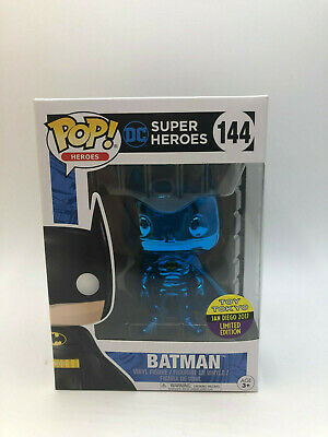 Funko POP! Batman #144 {BLUE CHROME} | Steel Collectibles LLC.