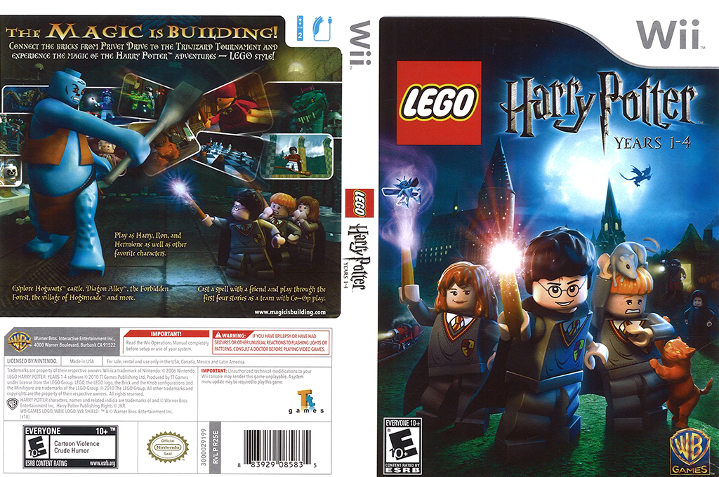 harry potter lego wii