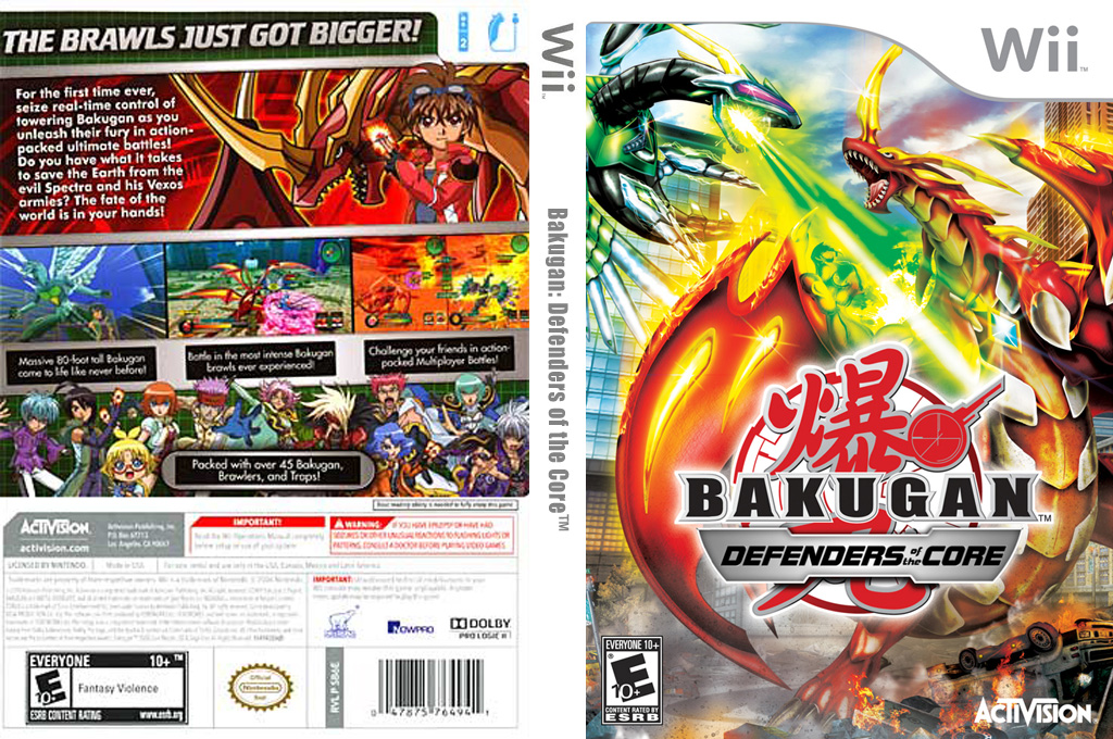 wii bakugan